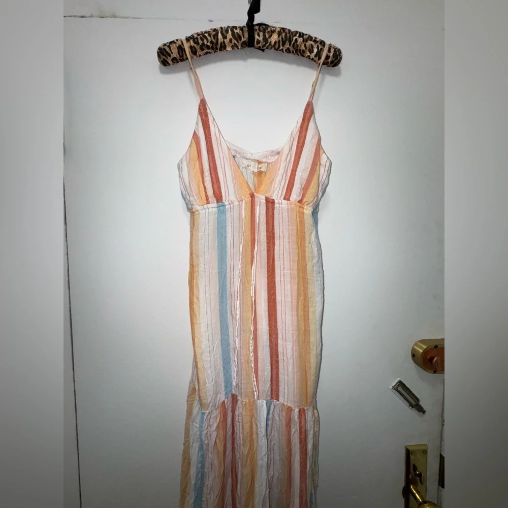 Revolve L*space Victoria Rainbow Vacation Beach Dress Size Large - Picture 8 of 10